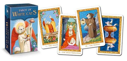 Tarot Of White Cats Cards (Mini Deck)