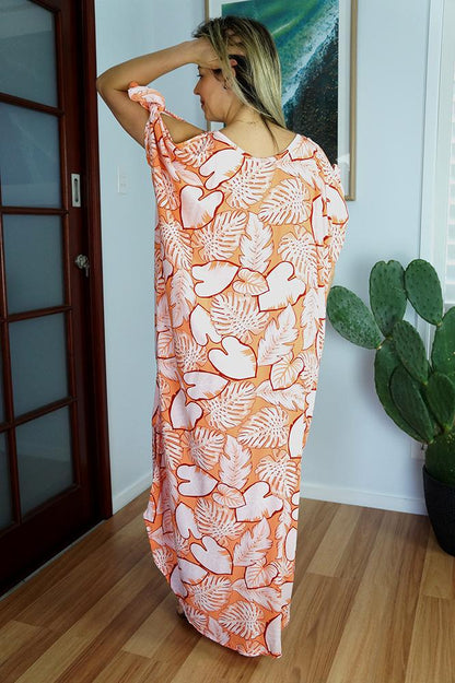 Mykonos Dress _ Leaves
