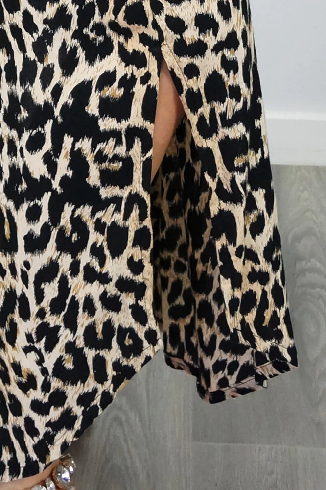 Mykonos Dress _ Leopard