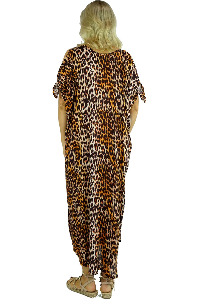 Mykonos Dress _ Leopard